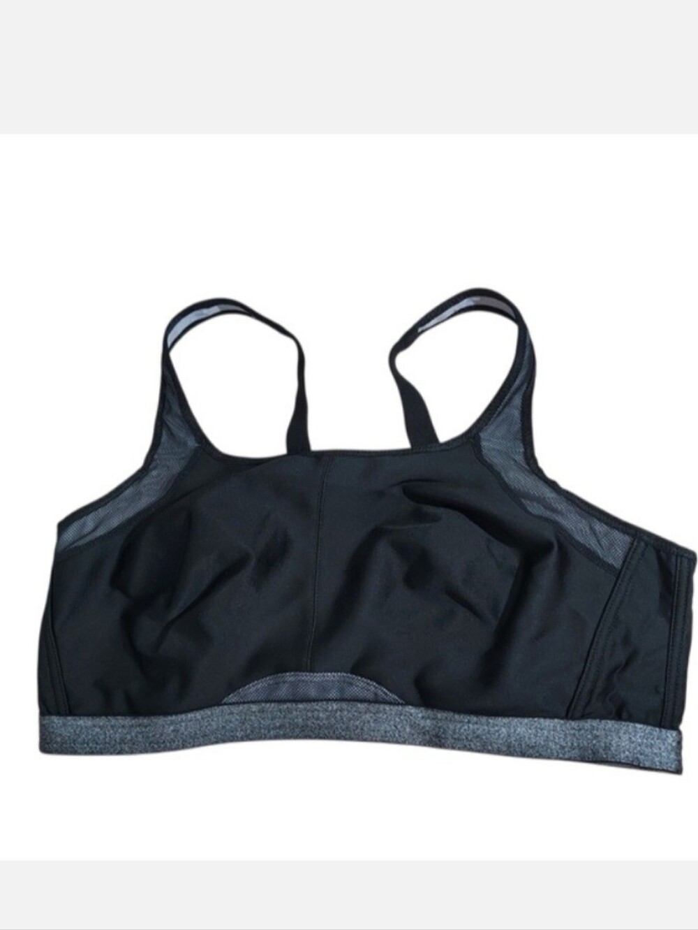 Wacoal Black Gray Wire Free Sports Bra 40D
